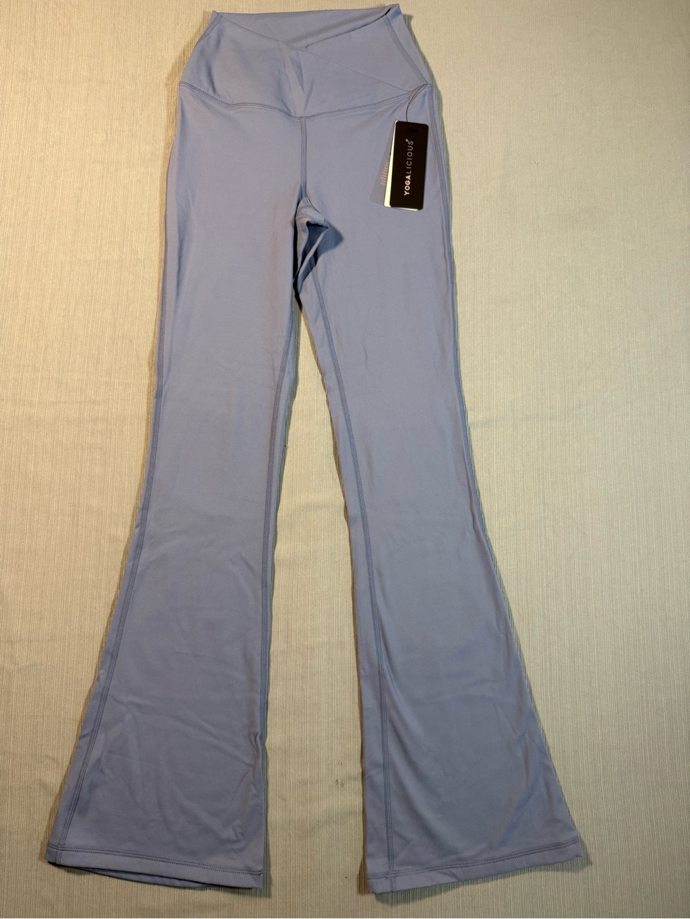 Yogalicious Lavender High-Rise Flare Leggings